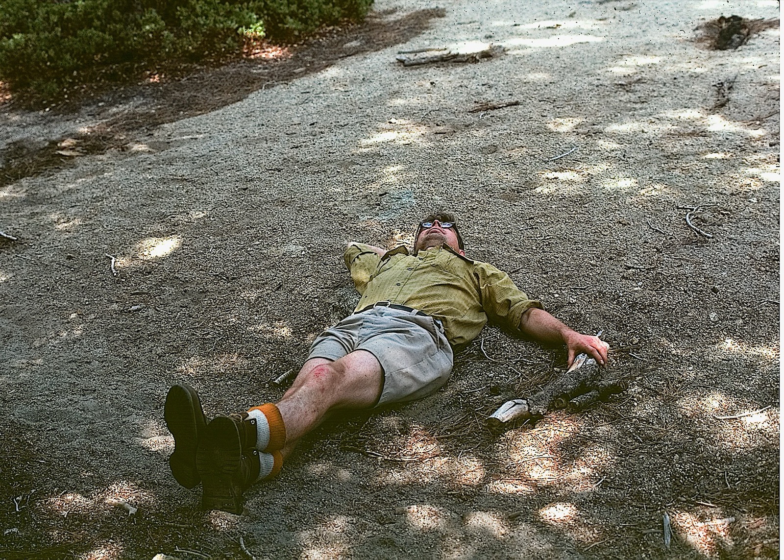 Ted Hullar resting and pondering