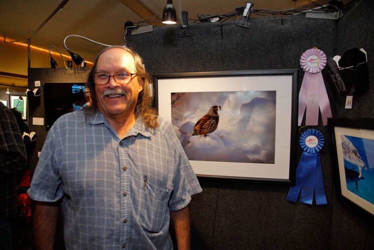 Marine Blue on Buckwheat